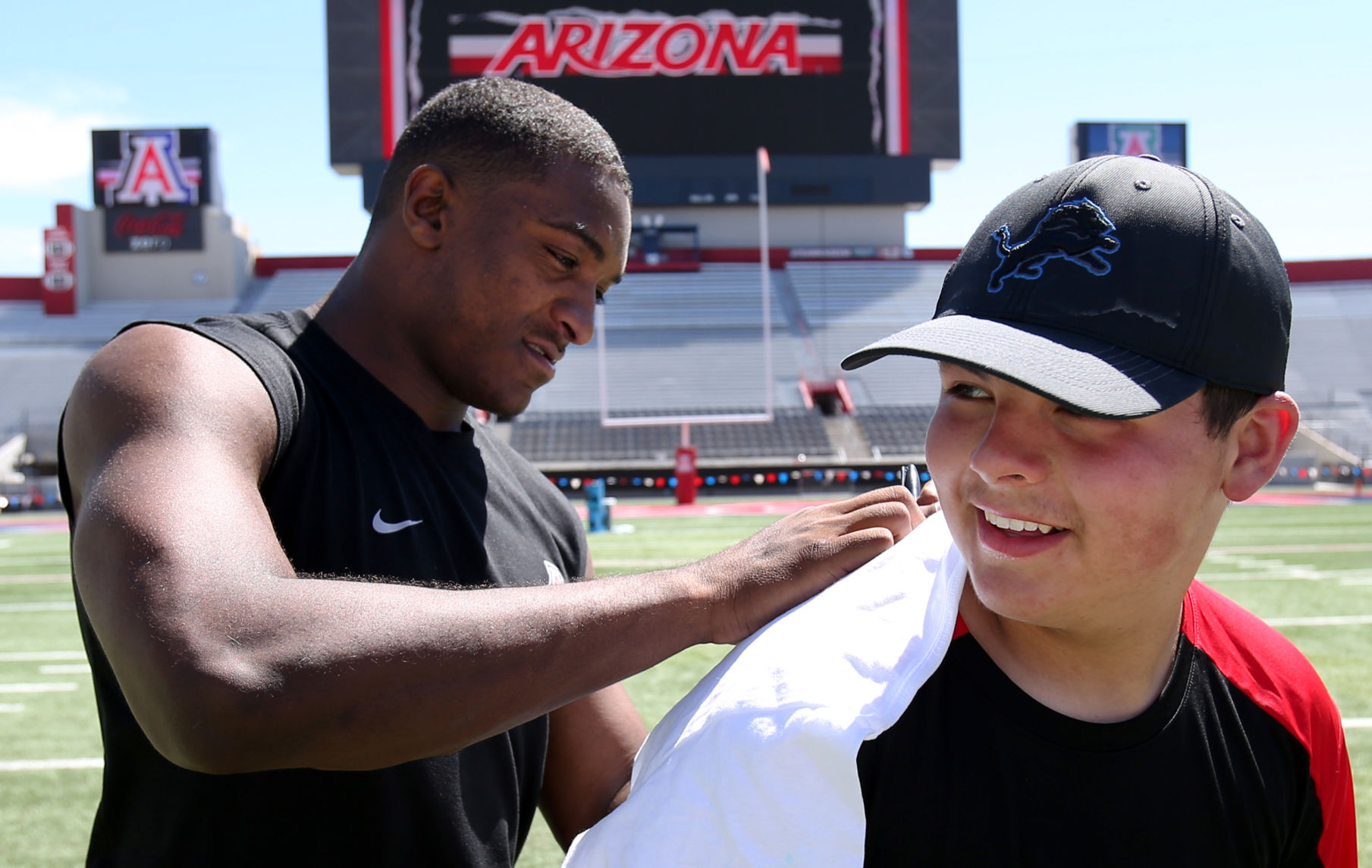 Arizona Wildcats KidCats spring football experience